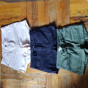 H&M women's size 6 mini shorts Lot of 3